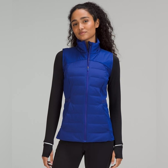 lululemon athletica Jackets & Coats Down For It All Vest Blue Lululemon Vest New With Tags